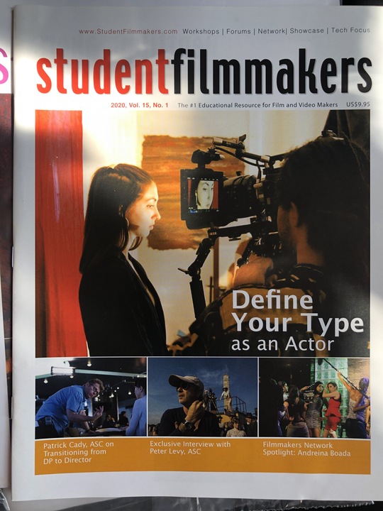 Lock down polybag Student Filmmakers Magazine Issue